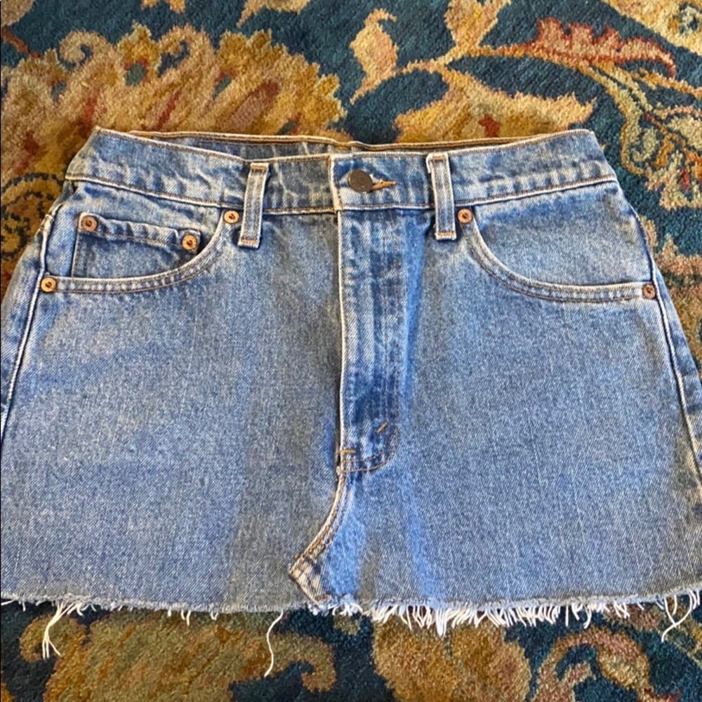 Levi denim skirt